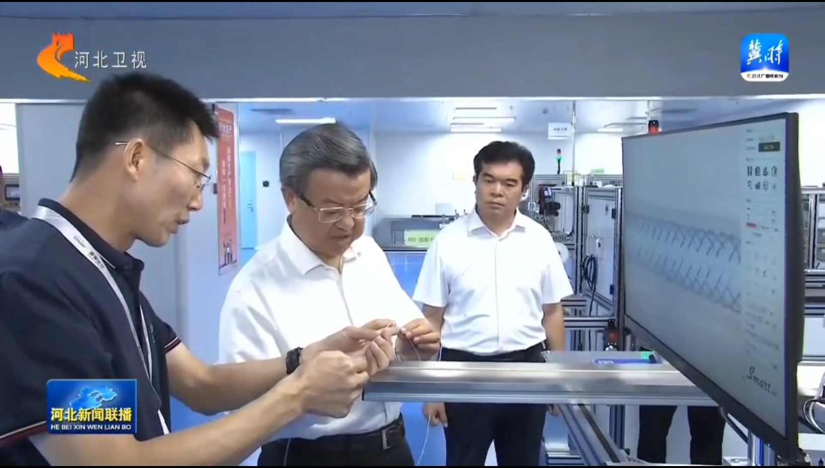 倪岳峰在石家莊市調(diào)研